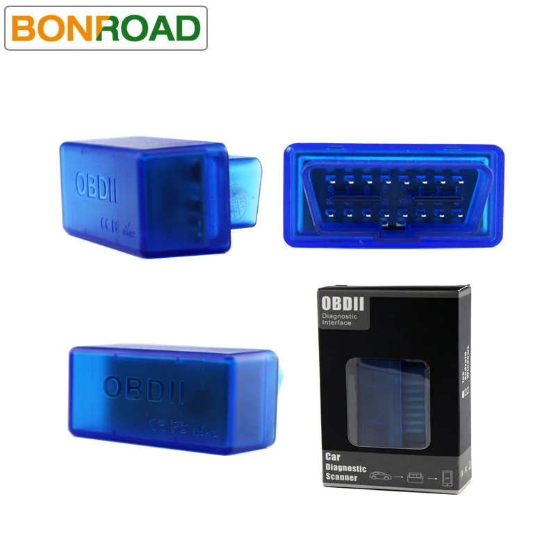Автомобильный сканер OBDII ELM327 V2.1 автомобильный диагностический инструмент с Bluetooth