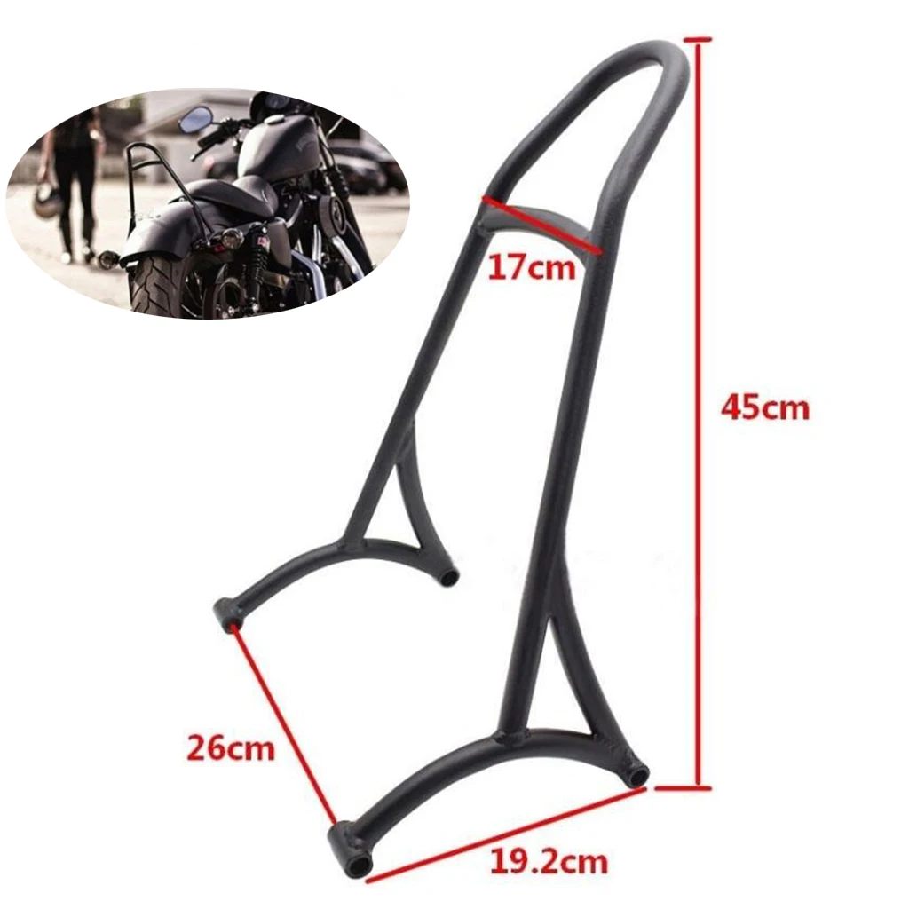 Запчасти для мотоциклов запчасти грузовиков и спинки Sportster 883 1200 XL All 2004-2016 Black 45x29x19