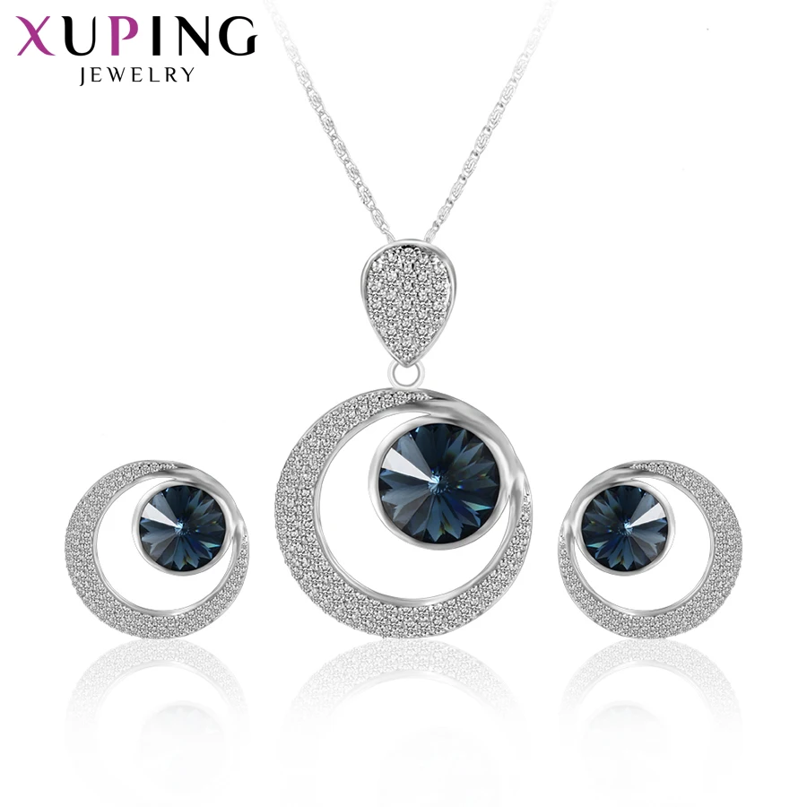 От бижутерии Xuping благородные изысканные модные Ювелирные наборы с популярные