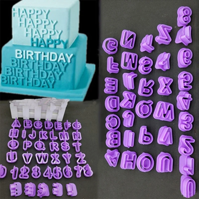 

40Pcs Alphabet Letter Cookie Cutters Cake Decorating Molds Sugarcraft Chocolate Moulds Baking Accessories Mywishlist