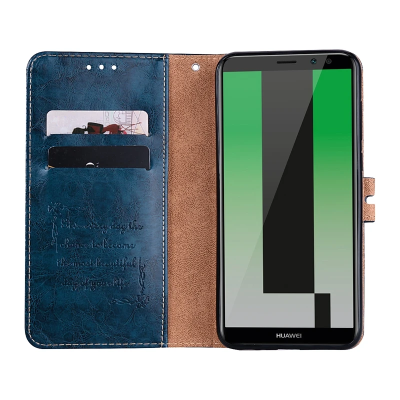 Vintage Leather Wallet For Huawei Nova 2i RNE-L01 RNE-L02 Mate10 Lite Mate 10 Flip Case Soft Silicon Cover Stand |