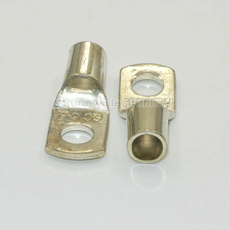 50 шт. 5 калибр AWG X 1/4 дюйма 5/16 3/8 в луженой меди|connector terminal|5 gaugeterminal connector |