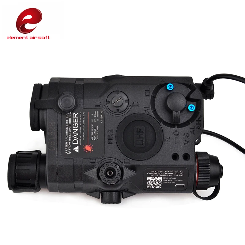 Element Airsoft Tactical Military LA-5C UHP PEQ Green Laser Flashlight Weapon Combo LA5 IR LED Light Softair PEQ15 Hunting | Спорт и