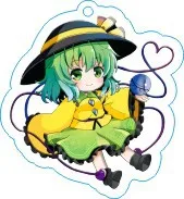 1 шт. Аниме Touhou Project Hakurei Reimu Kirisame супер милый двойной Portachiavi кулон брелок для ключей Y07