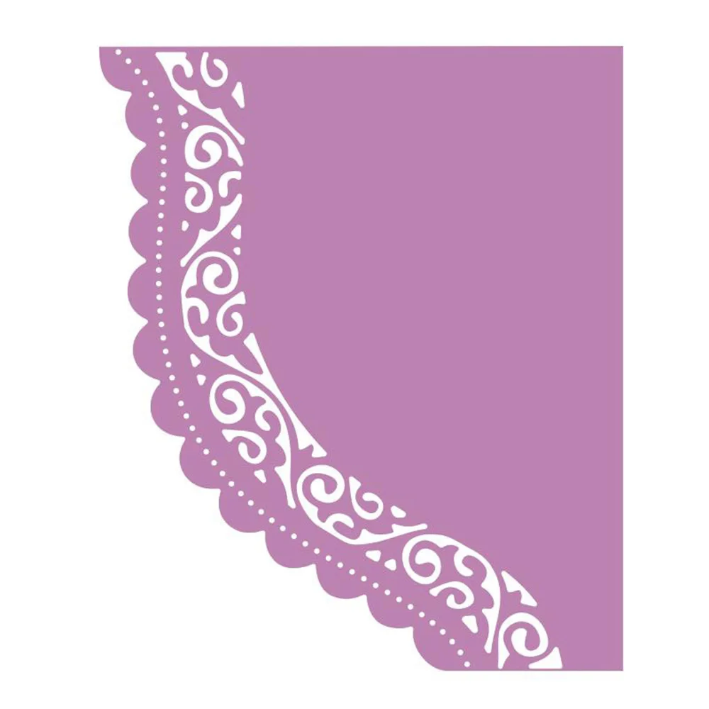 Волновой узор металлические режущие штампы для скрапбукинга DIY ремесло трафарет