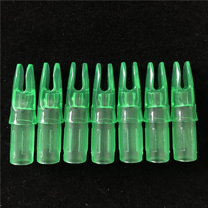 60/100pcs Archery Arrow Nock ID7.6mm Internal Plastic Insert Tails For Shaft Hunting | Спорт и развлечения