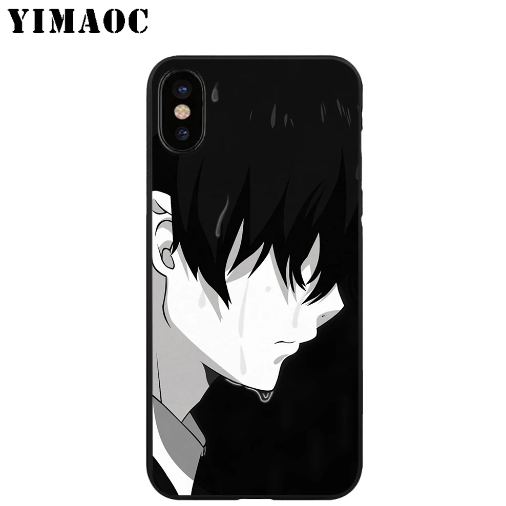 YIMAOC Blue Exorcist Anime Soft TPU Black Silicone Case for iPhone X or 10 8 7 6 6S Plus 5 5S SE Xr Xs Max |