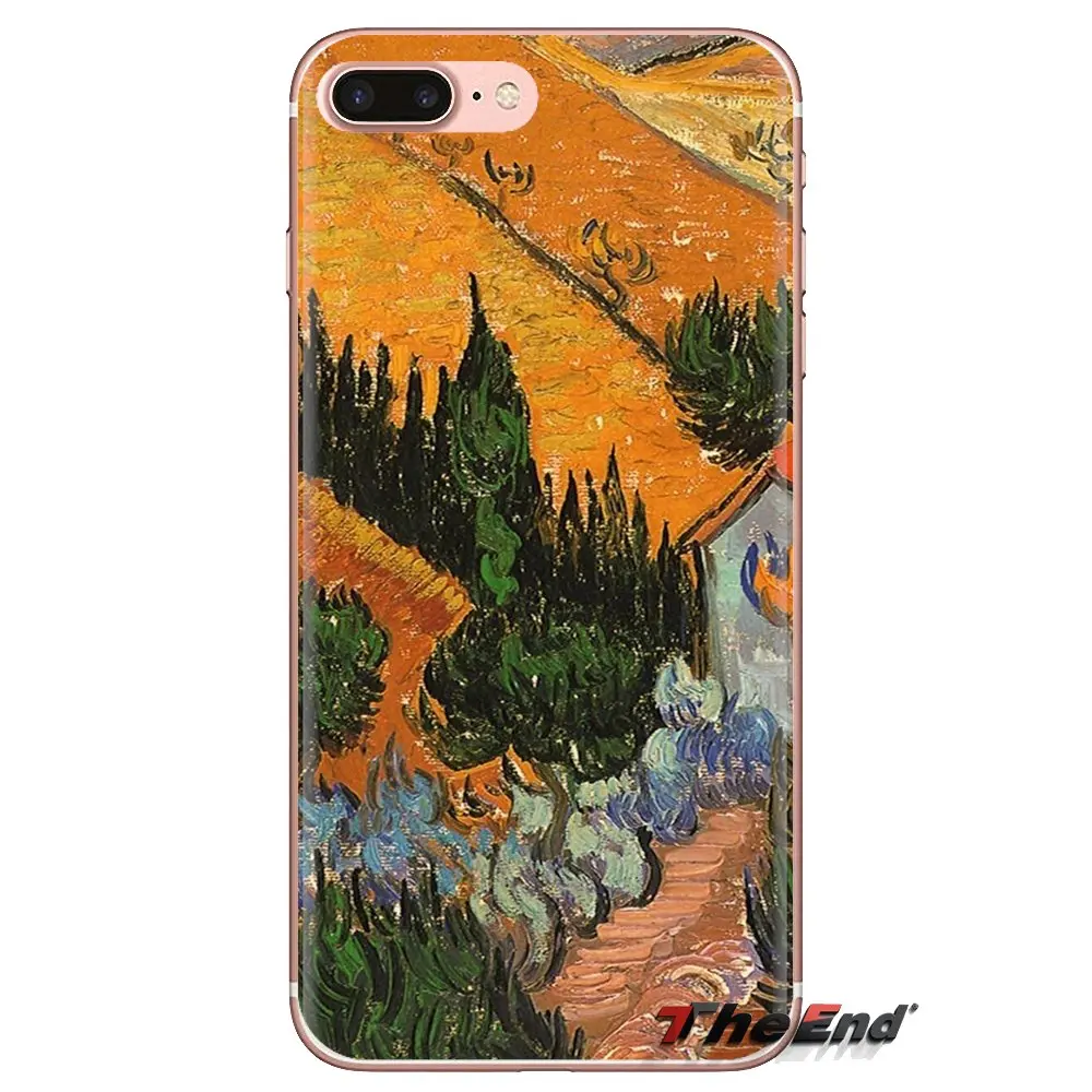 Прозрачные мягкие чехлы для Xiaomi Mi4 Mi5 Mi5S Mi6 Mi A1 A2 5X6X8 9 Lite SE Pro Max Mix 2 3 2S Van Gogh Star funy |