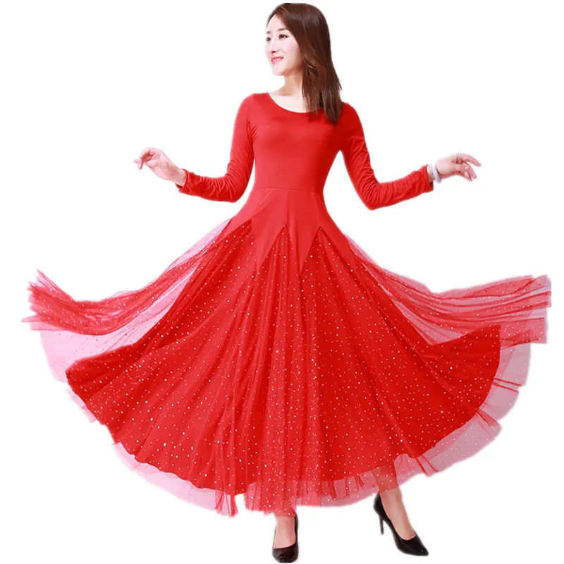 ballroom dance dresses for sale rumba costumes plus size waltz dress red flamenco wear |