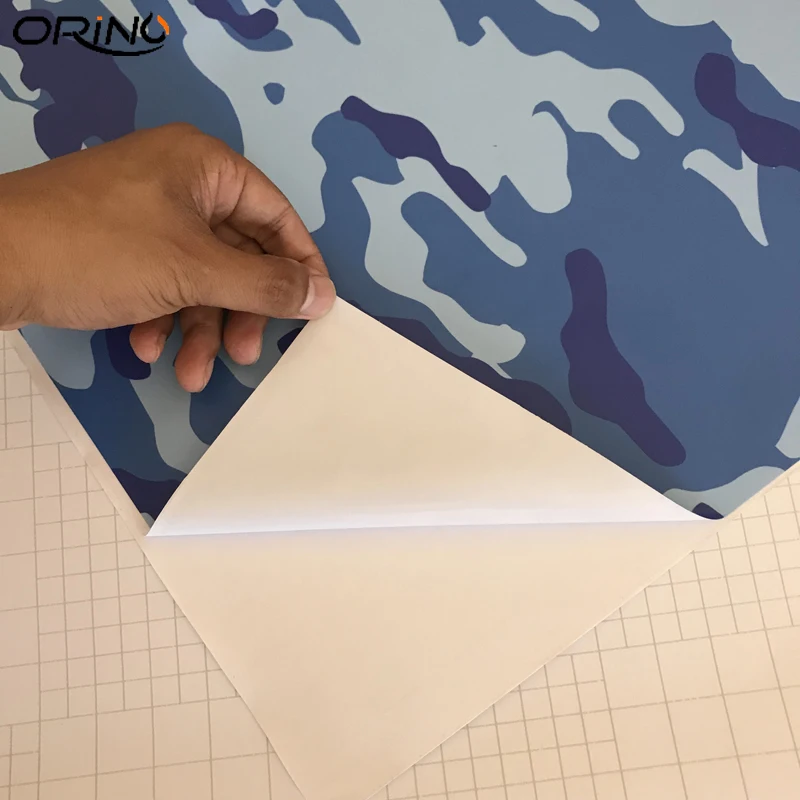 50x200/300/500 CM Snow Blue Camouflage Vinyl Film Air Bubble Adhesive Motorbike Car Sticker Decal For Roof Hood Wrap Foil | Автомобили и