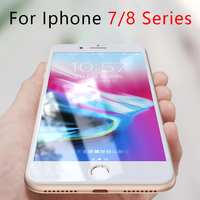 Защитное стекло для Iphone 7 8 Plus 7plus plus закаленное Apple защита экрана Iphone|Защитные