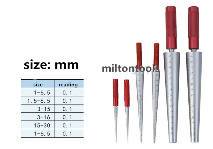 Конический манометр 1 6 5 мм 3 15 30 45 4 шт./компл.|feeler gauge|measuring gaugetapered feeler gauge |