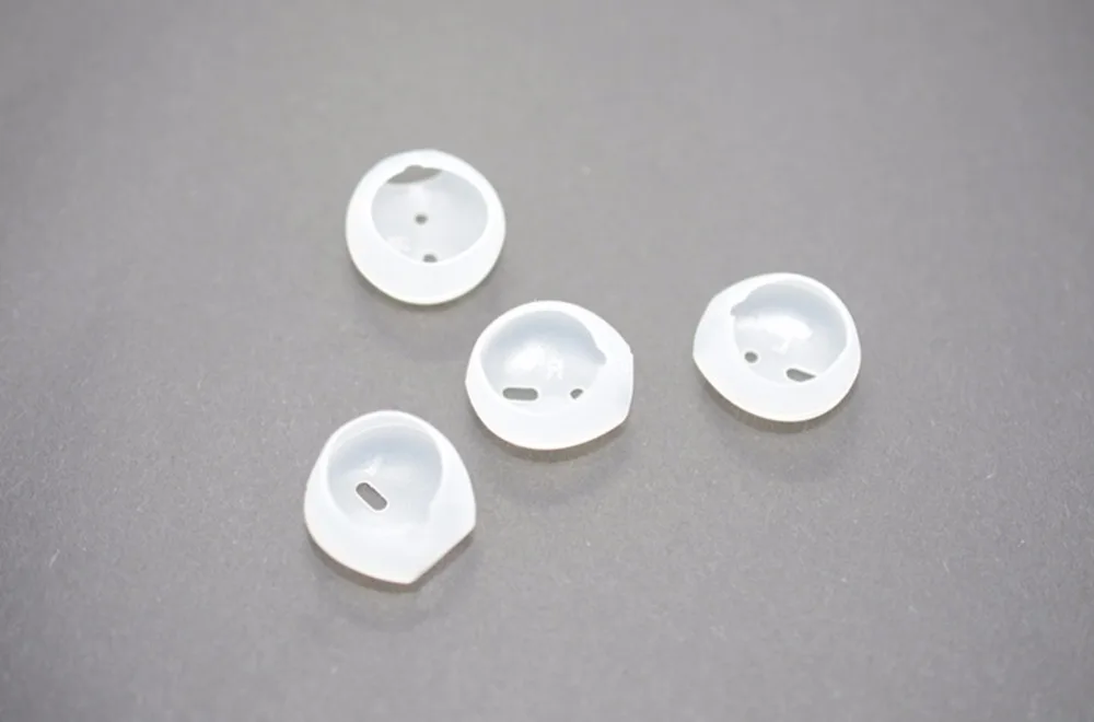 2 пары Противоскользящих мягких силиконовых сменных ушных вкладышей для