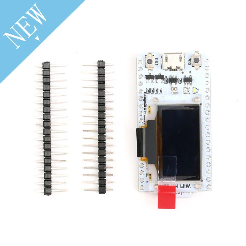 ESP32 Bluetooth wi-fi-комплект OLED синий 0,96 дюймовый дисплей модуль CP2102 32M Flash 3,3 V-7 V сетевая макетная карта для Arduino