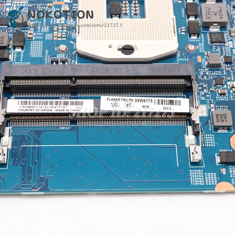 nokotion fru 04w4175 lpr 1 mb 11284 2 48 4uh01 021 for lenovo thinkpad e330 l330 laptop motherboard 13 3 inch ddr3 free global shipping