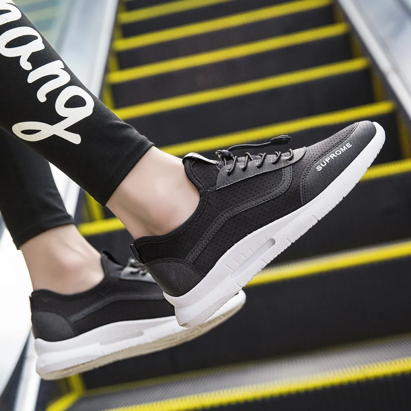 Sport Running Shoes Men Athletic Flats Outdoor Sneakers Mesh Breathable Walking Footwear Trainers 2019 | Спорт и развлечения