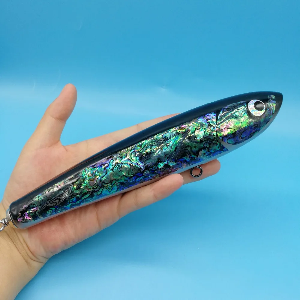 HOOFISH, 1 шт./лот, приманка для Глубоководной Рыбалки ручной работы, 120 г/22 см, деревянная приманка-палка, GT, приманки для троллинга