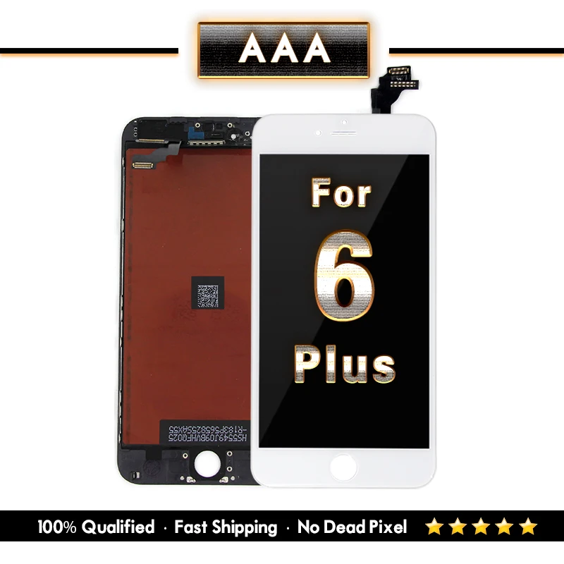 Оптовая продажа 20 шт./лот для iPhone 6 Plus ЖК дисплей 5 класс AAA кодирующий