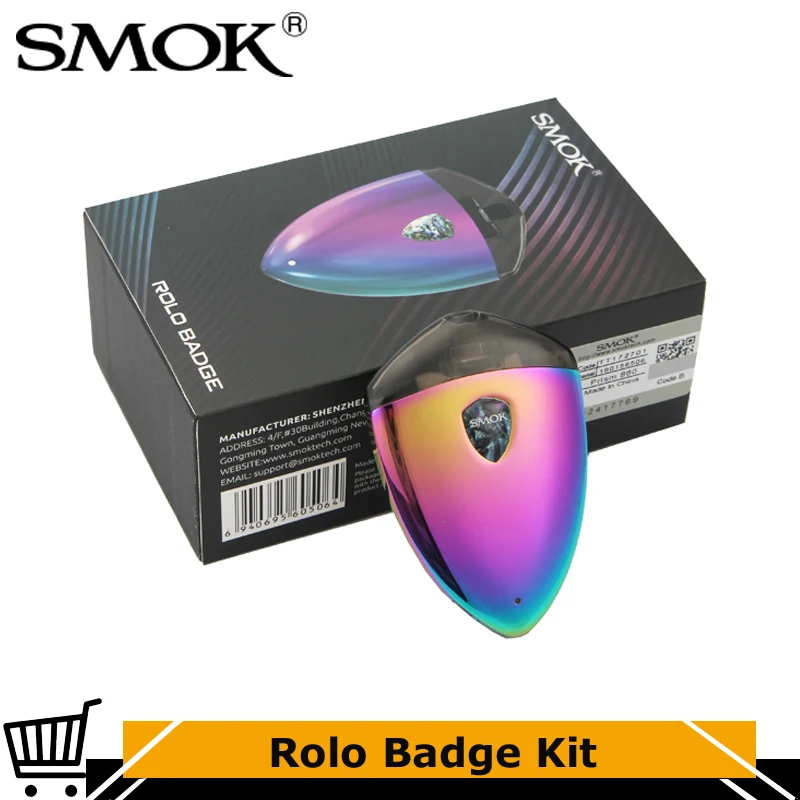 Оригинал Smok Роло знак комплект с 250 мАч Батарея 2 мл Pod распылитель электронные