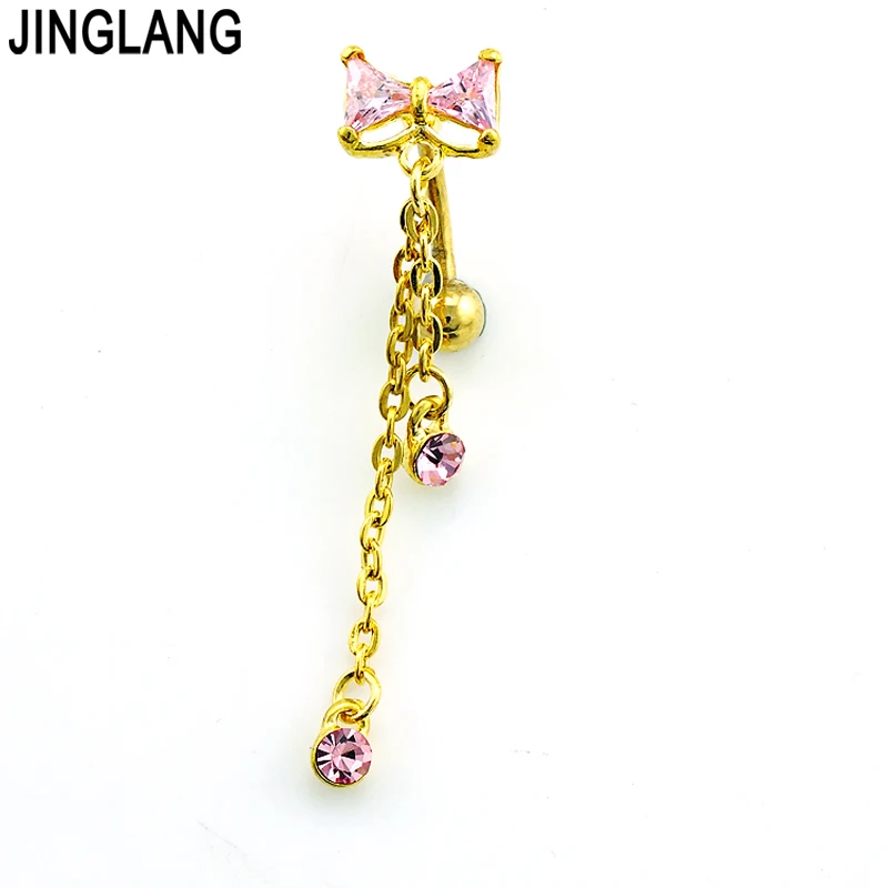 Кольца для пупка из хирургической стали золотого цвета | Украшения и аксессуары