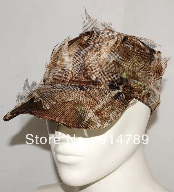 Камуфляжная охотничья сетчатая шляпа в виде листьев для страйкбола REALTREE 3D