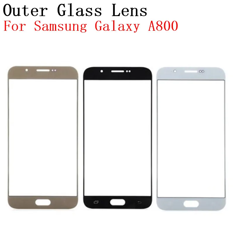 RTBESTOYZ 5 7 &quotдля Samsung Galaxy A8 2015 A800 A8000 A800H A800F Передняя Внешний Стекло объектив