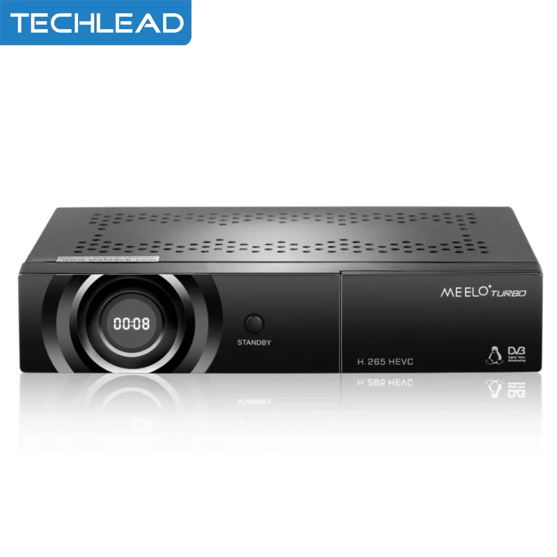 MEELO+ Turbo DVB-S2/C/T2 Linux цифровой спутниковый ресивер 4 цифры дисплей Поддержка H.265 AVS 1080P Cccam NewCam IP tv Box 4k