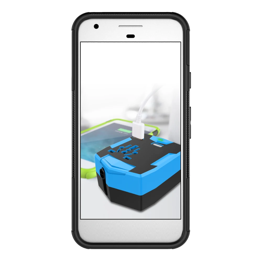 Coque For Google Pixel Nexus S1 Global Armor Plastic Box Silicone TPU Bracket Mobile Phone Case HTC Sailfish Protector Cover |