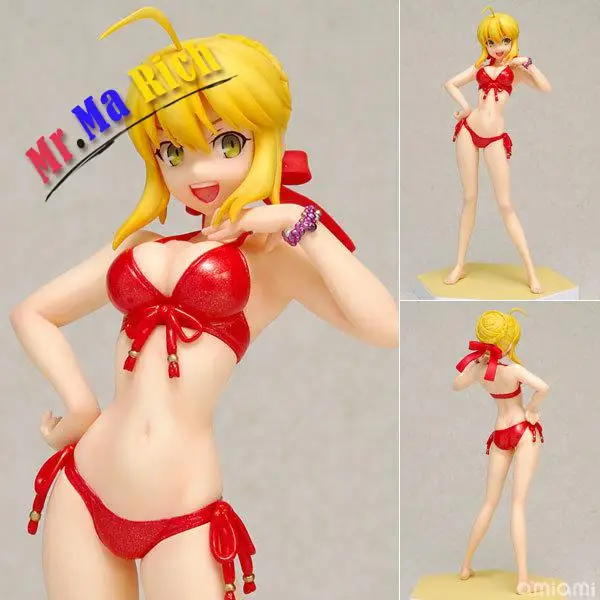 Аниме Fate Stay Night Figure Juguetes Saber Red Edition Wave аниме секс игрушки ПВХ фигурка Brinquedos