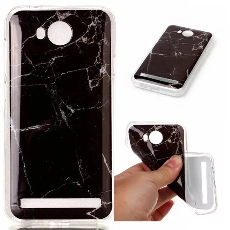 Case Для Huawei Y3 2 Silicon Зерна Шаблон Мягкие TPU + IMD Тонкий Сотовый Телефон Shell Обложка II