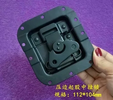 Buffterfly hasp 2 шт./партия Черный дорожный кейс Встраиваемая накладка под замок угловая Защитная пружина Потяните Дорожный Чехол аппаратный комплект - Цвет: Buffterfly hasp