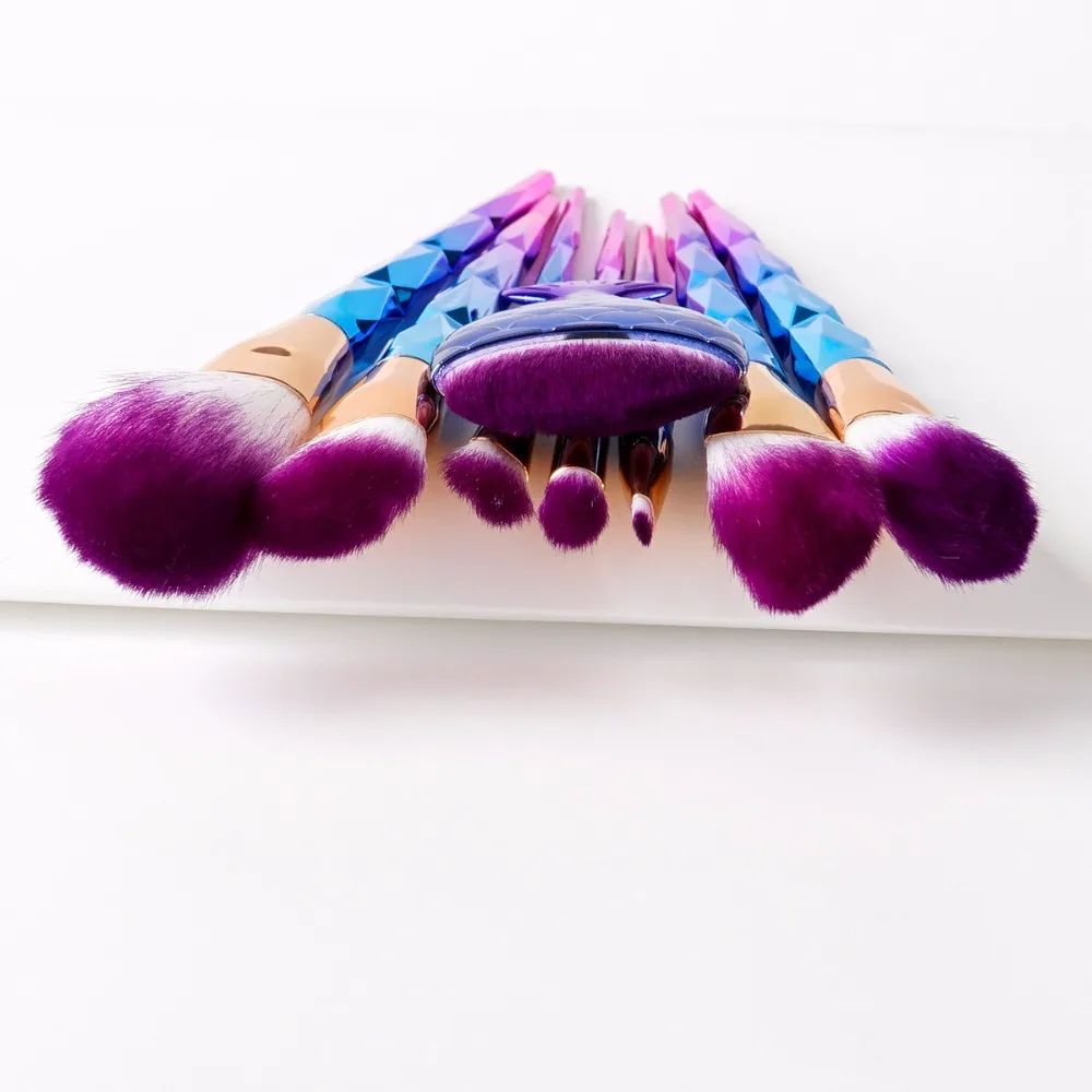 

Makeup Brush Set Professional 13Pcs Mermaid Makeup Brush Foundation Brush Professional Makeup Brush Set