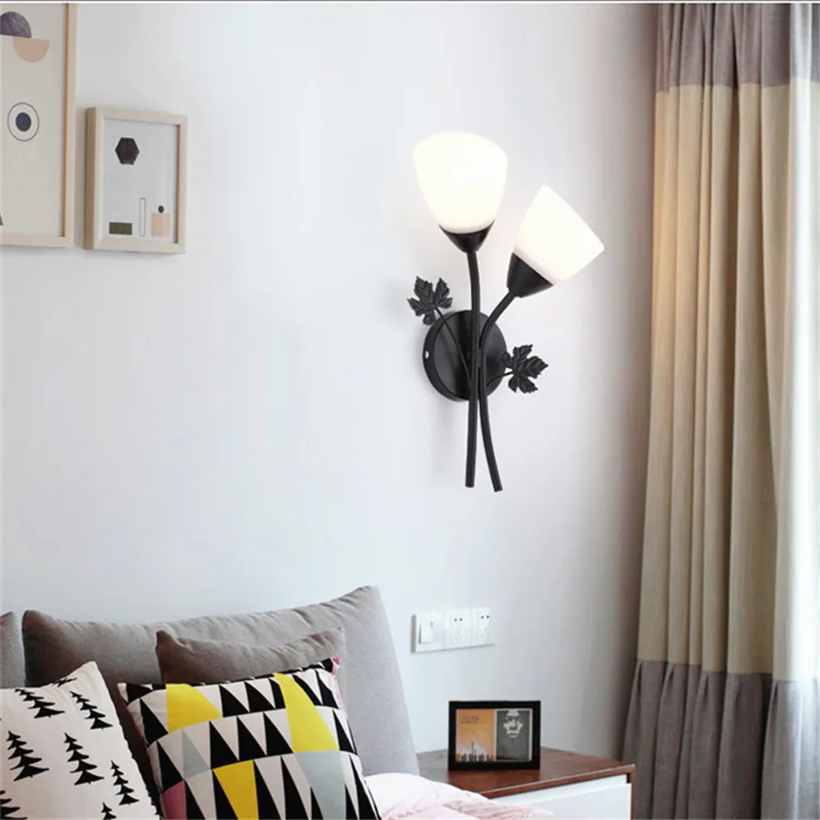 Современный светодиодный настенный светильник скандинавский стеклянный шар