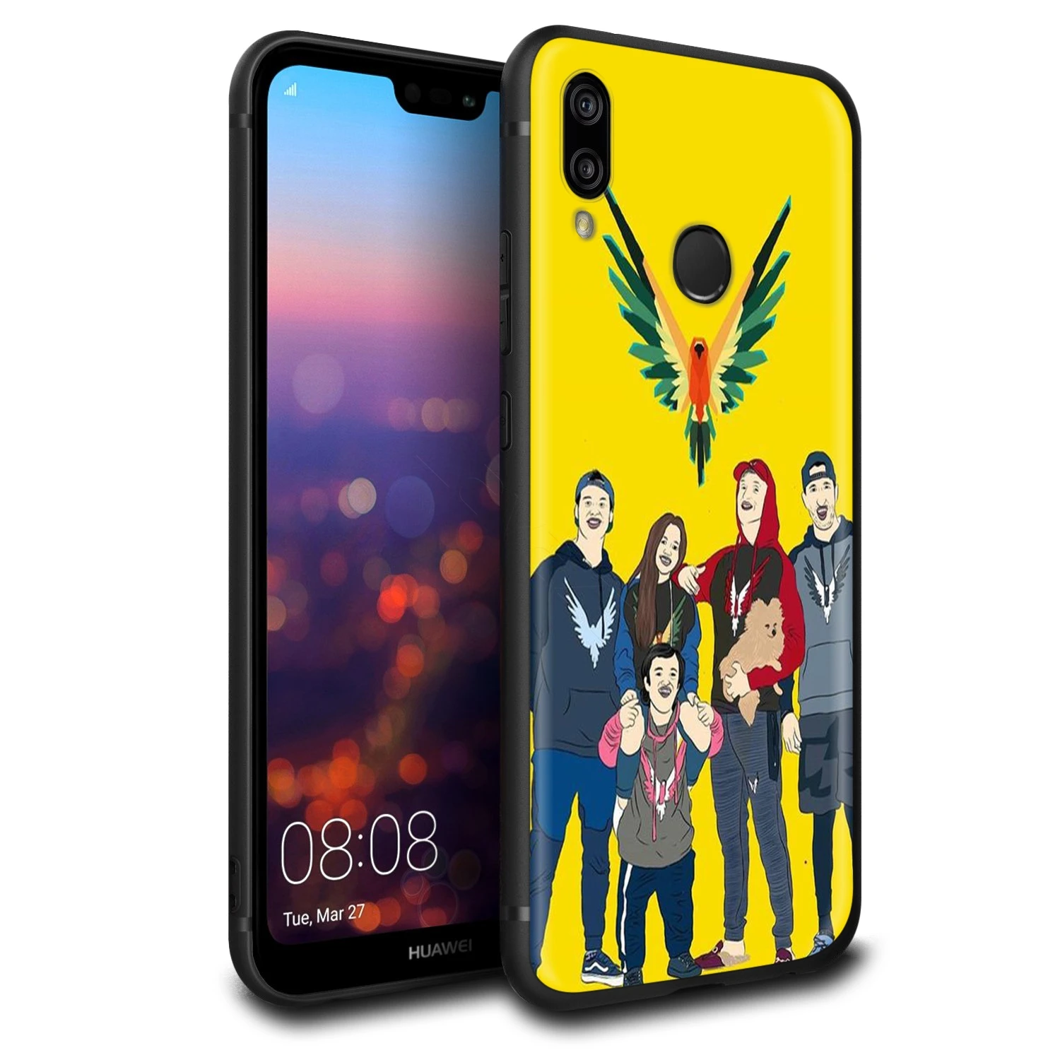 Lavaza Jake Paul Team 10 чехол для Huawei Honor 9 8 8x 8c 7x 7c 7a Note Nova 3 3i Lite Y9 Y7 Y6 | Мобильные телефоны и