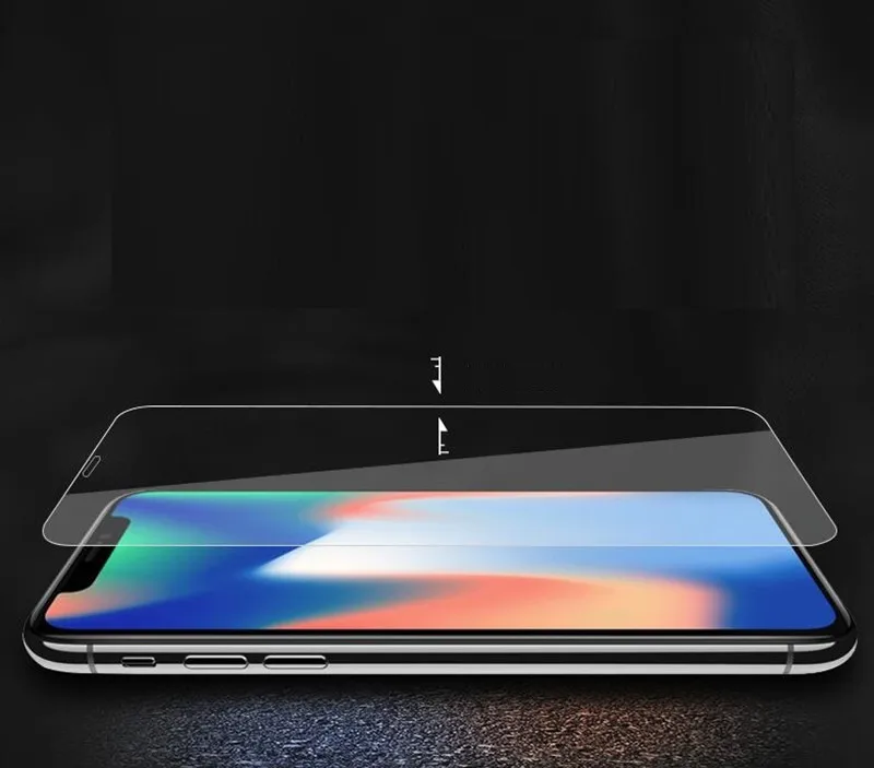 200 шт./лот защитное закаленное стекло для iphone 6 7 5 s se 6s 8 plus XS max XR x защита экрана в