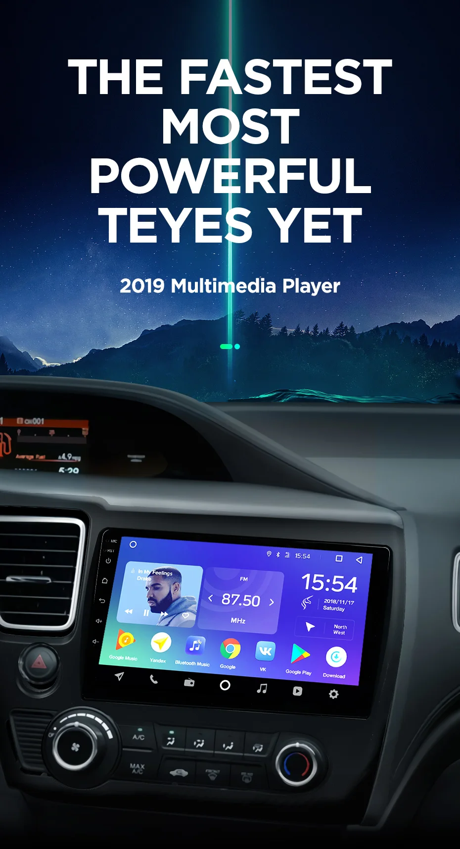 TEYES SPRO Штатная магнитола для Хонда Цивик Honda Civic 2008 2010 2011 2012 2013 Android 8.1, до 8-ЯДЕР, до 4+ 64ГБ 32EQ+ DSP 2DIN автомагнитола 2 DIN DVD GPS мультимедиа автомобиля головное устройство
