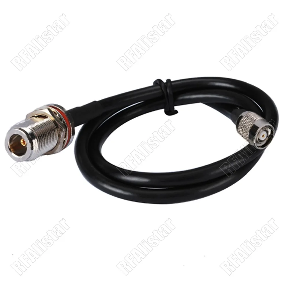 N Женская перегородка с уплотнительным кольцом и штекером стандарта штекера RG58