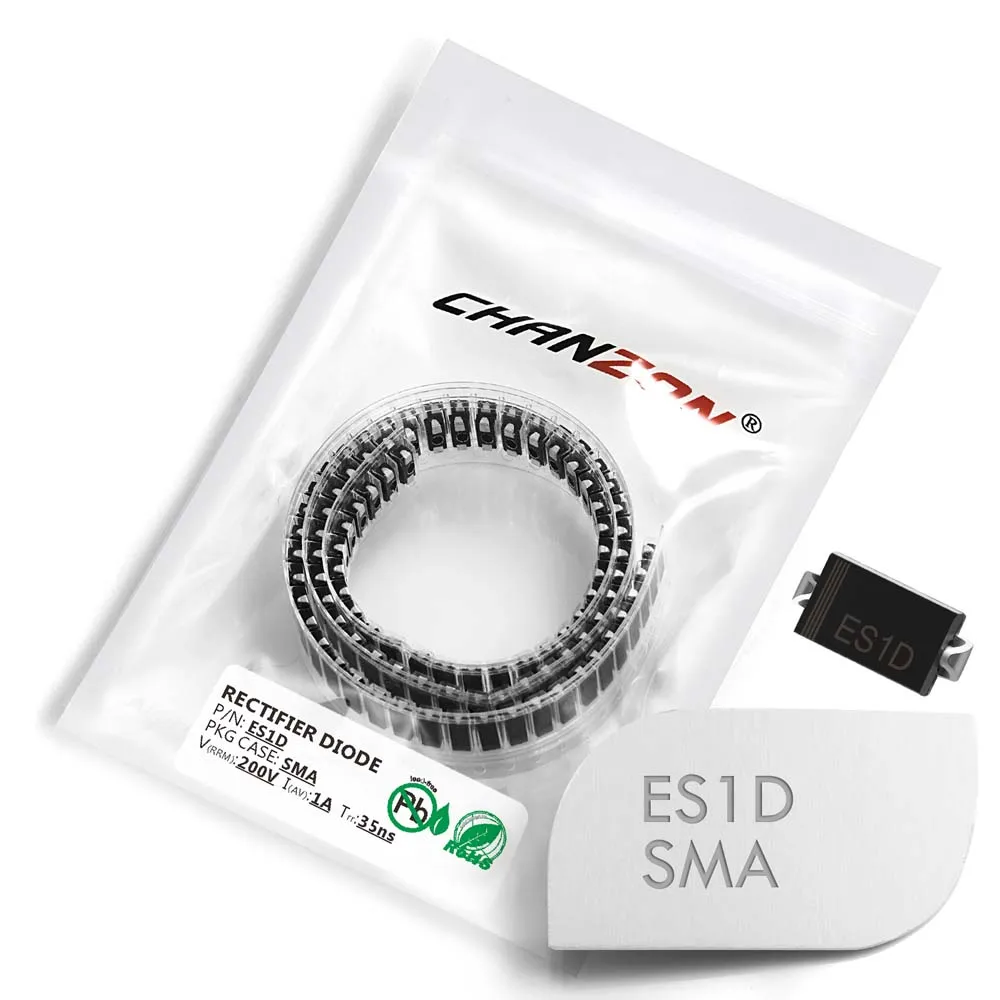 100 шт. ES1D SMD Super быстрое восстановление выпрямительного диода 1A 200 V 35ns SMA DO-214AC 1 Amp 200 Вольт диоды