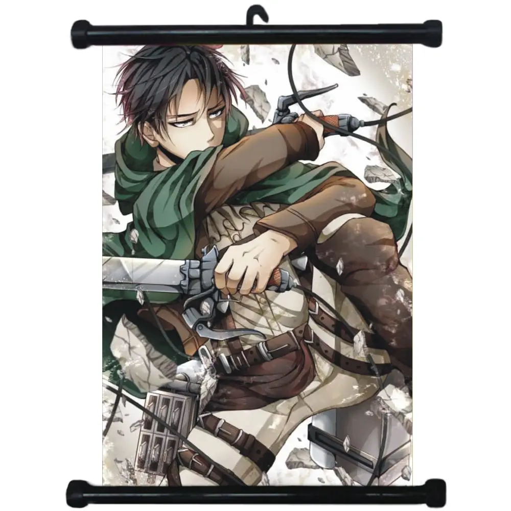 609 атака на Титанов японского аниме домашний Декор стены прокрутки постер