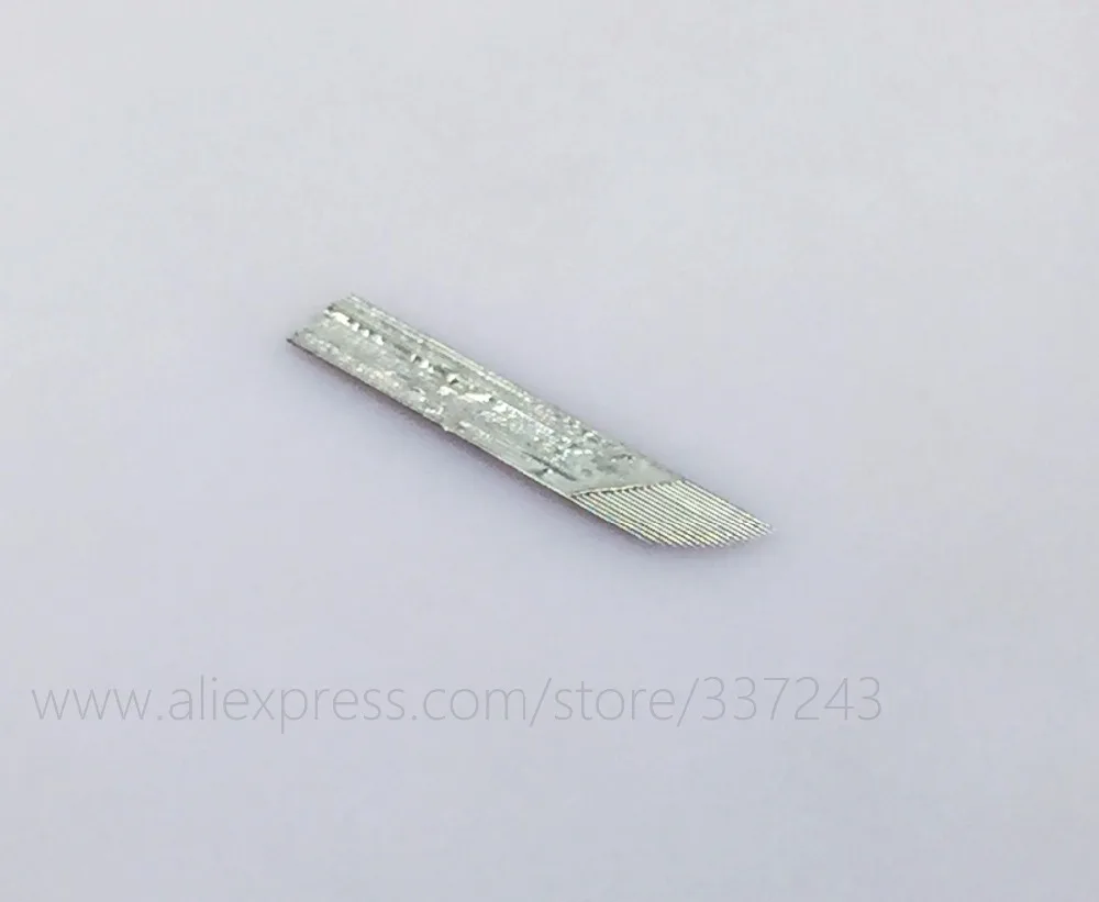 10 шт 17 pin револьвер иглы для татуажа Перманентный татуаж бровей Макияж пирсинга