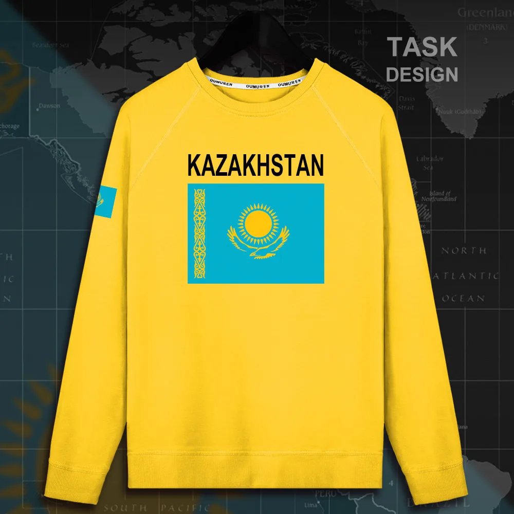 Казахстан Казахский KZ Мужская толстовка пуловеры толстовки уличная одежда в