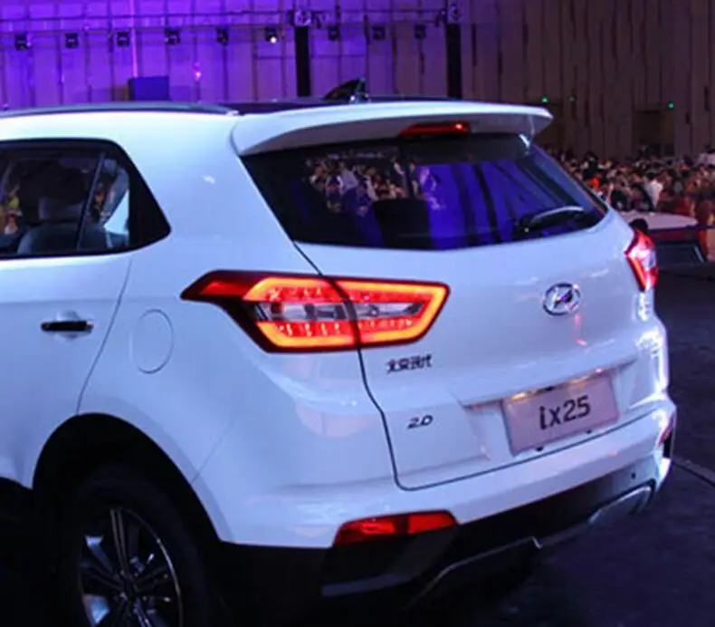 Jioyng краски ABS заднего крыла багажник спойлер для Hyundai ix25 creta 2014 2015 2016 2017 быстро