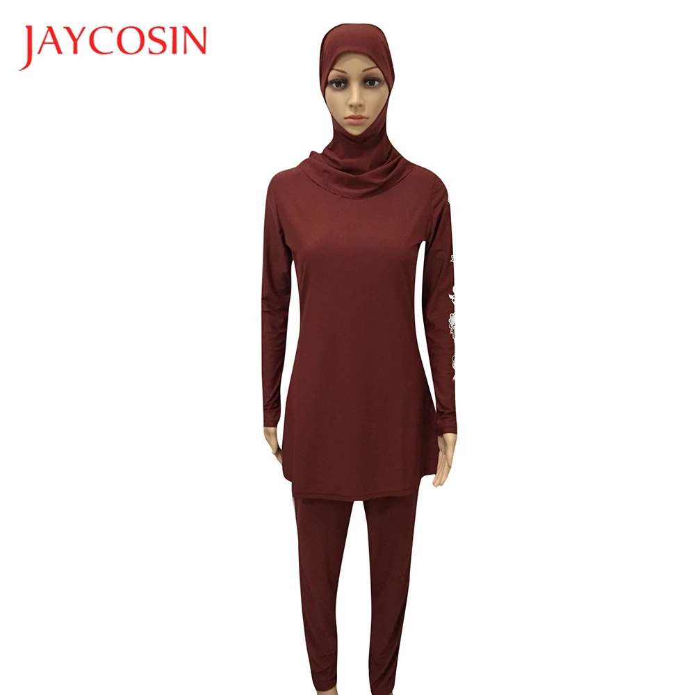 Женский костюм с длинным рукавом JAYCOSIN мусульманский полным покрытием скромный