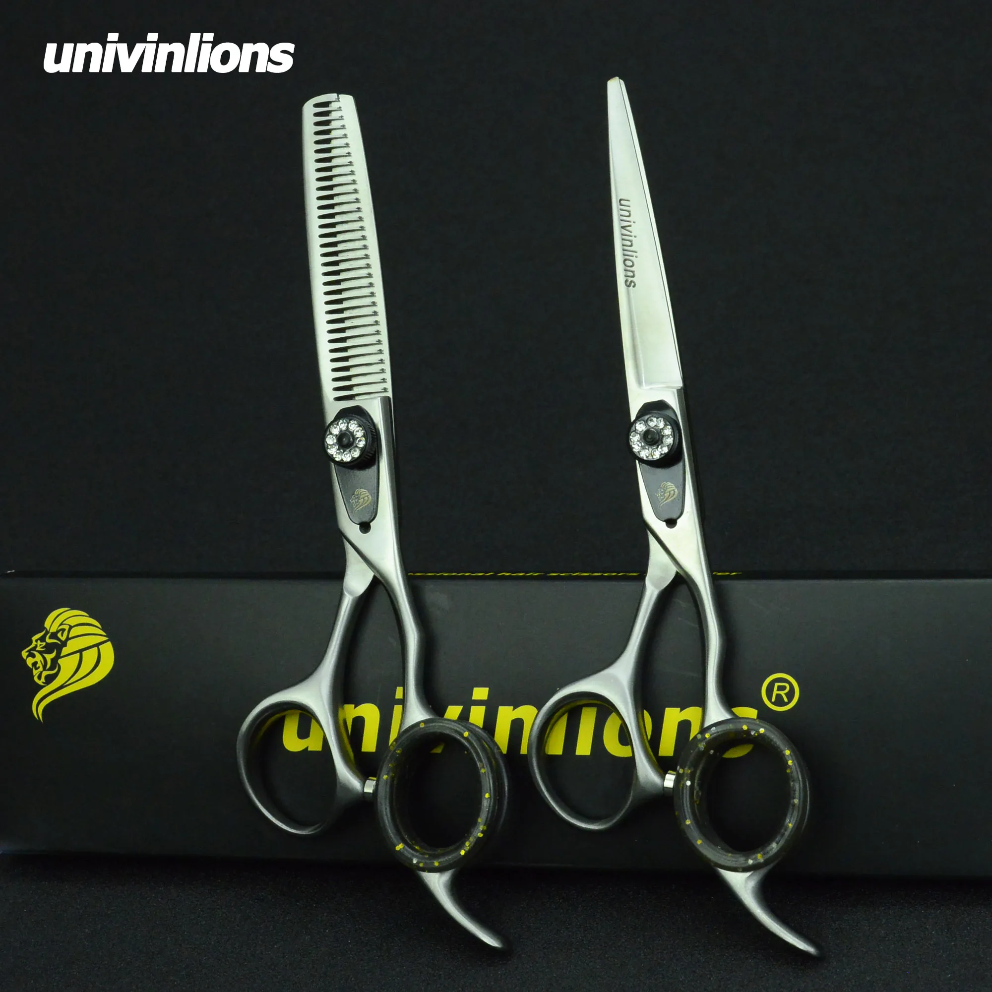 Univinlions 6 &quotматовые серебряные ножницы Профессиональные парикмахерские