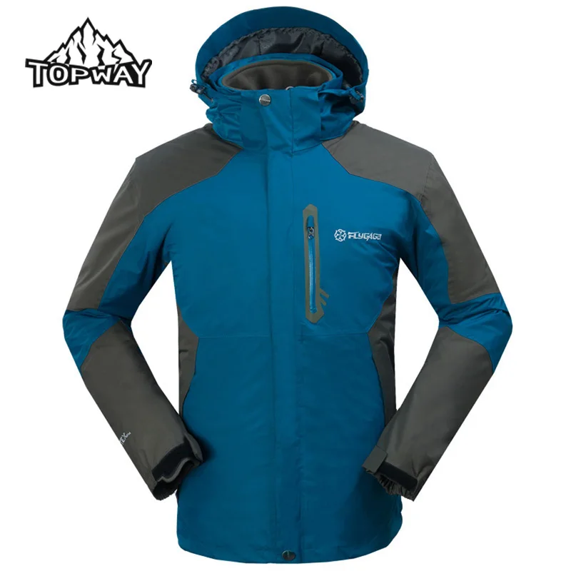 2016 Горячий Открытый Спорт Туризм Восхождение Зимняя Куртка Мужчины С Съемная