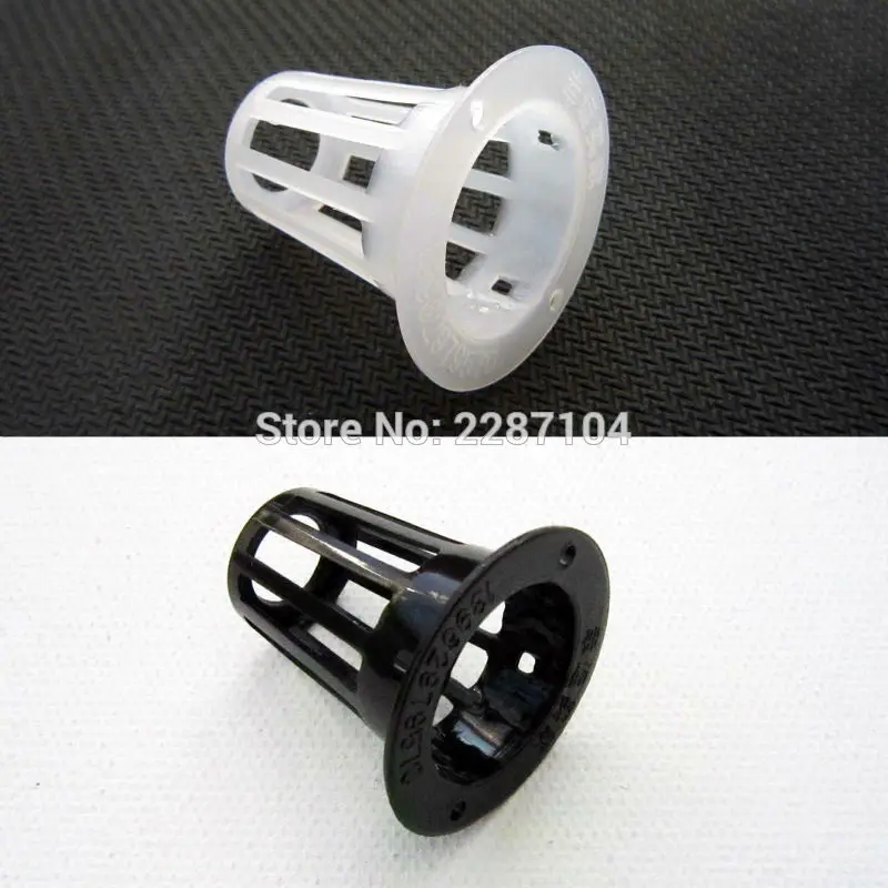 Сетчатый горшок 10 шт. корзина из черной и белой сетки для гидропонных аэронных