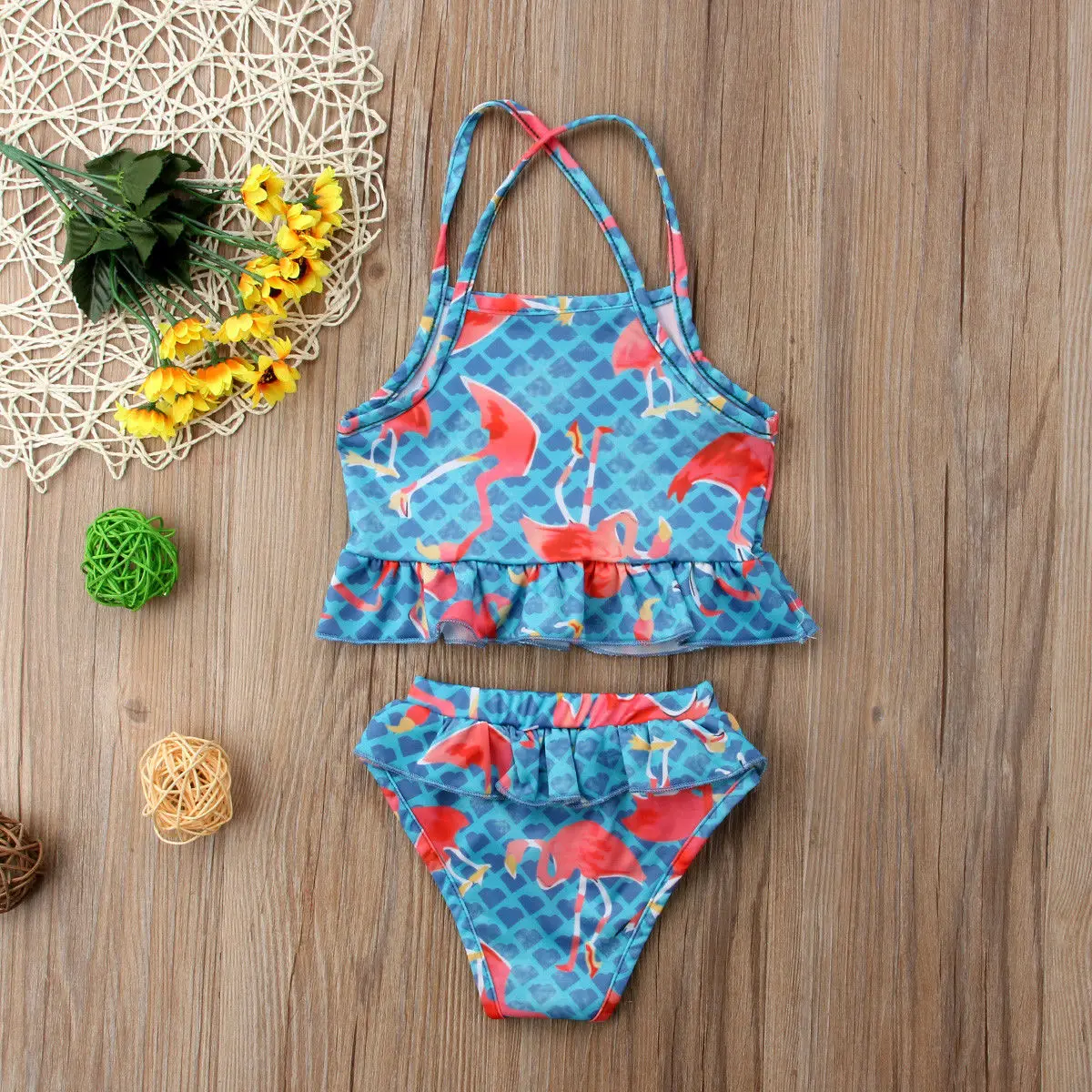 2018 Фирменная Новинка для новорожденных младенцев Детские Танкини бикини