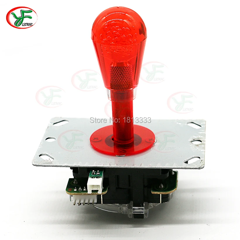 12 В с подсветкой джойстик аркадный Glitter Tic Glitter fighers Stick 5PIN SANWA Stick с прозрачной летучей мышью верхний шар HAPP стильный джойстик