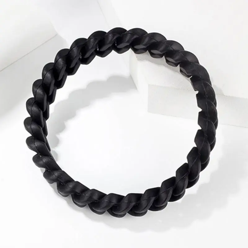 Minimalist Men Women Stretchable Silicone Bracelet Rainbow Chain Link Wristband Fashion Accessories Party Favors LGBT Parade | Украшения и