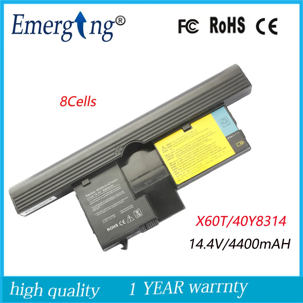 

8Cell 5200mah Japanese Cell New Laptop Battery for lenovo X60T X61T